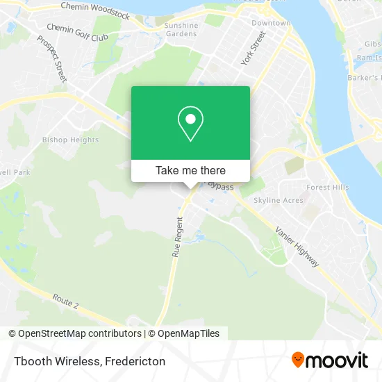 Tbooth Wireless map