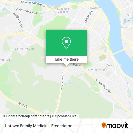 Uptown Family Medicine map