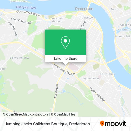 Jumping Jacks Children's Boutique map