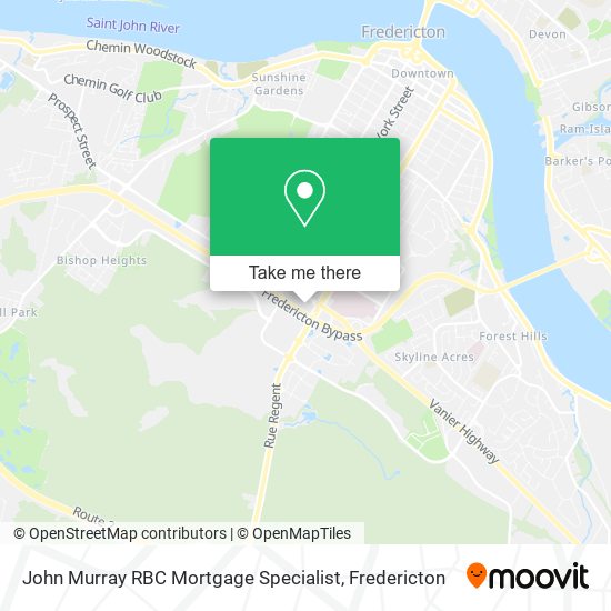 John Murray RBC Mortgage Specialist map