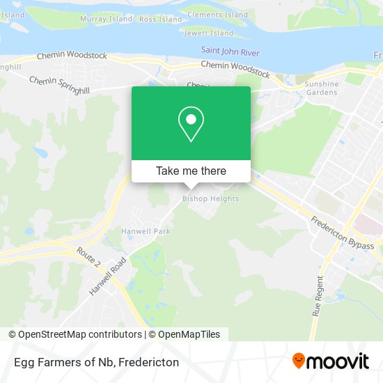 Egg Farmers of Nb map