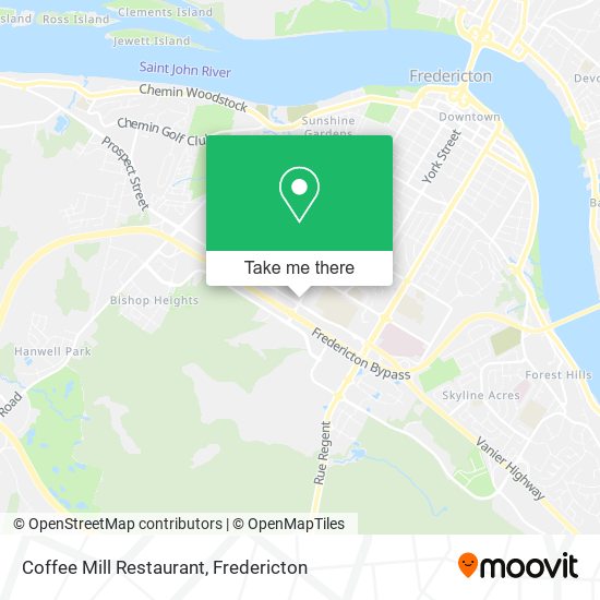 Coffee Mill Restaurant map