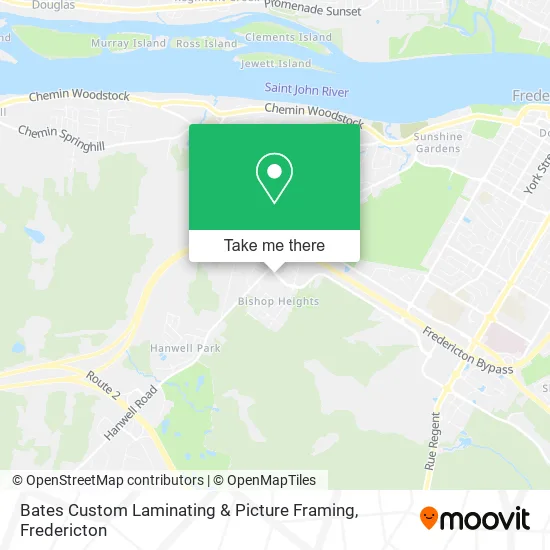 Bates Custom Laminating & Picture Framing map
