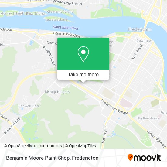 Benjamin Moore Paint Shop plan