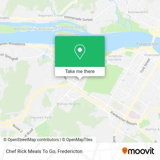 Chef Rick Meals To Go map