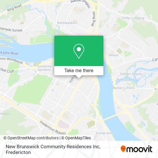 New Brunswick Community Residences Inc map
