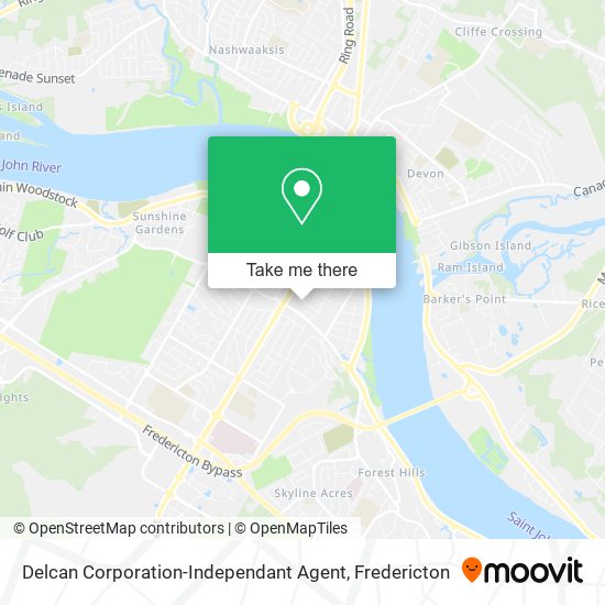 Delcan Corporation-Independant Agent map