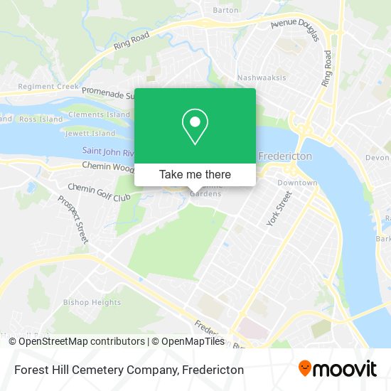 Forest Hill Cemetery Company map