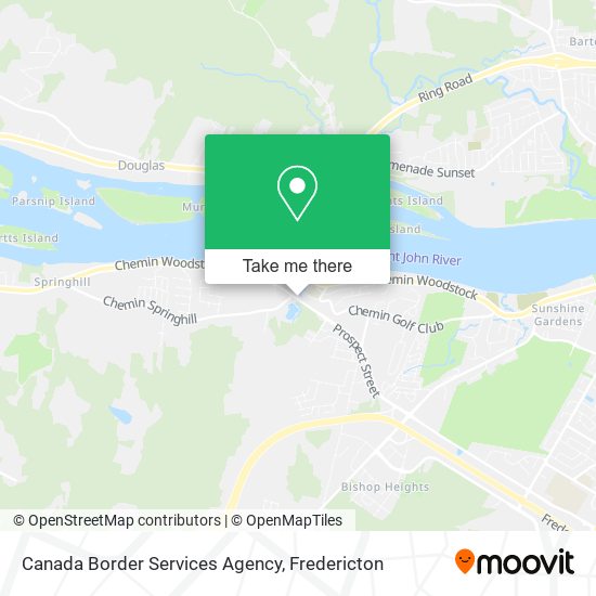 Canada Border Services Agency map