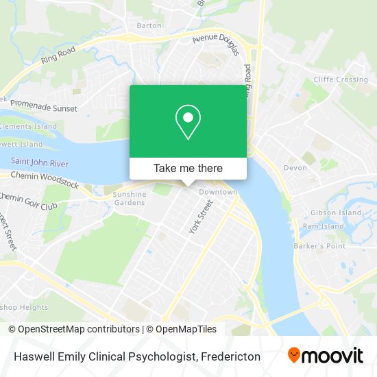 Haswell Emily Clinical Psychologist map