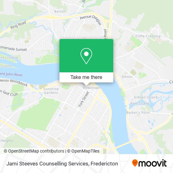 Jami Steeves Counselling Services map