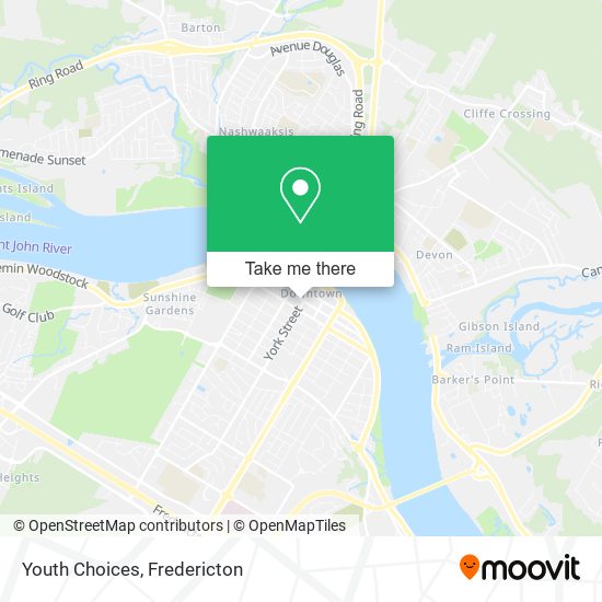 Youth Choices map