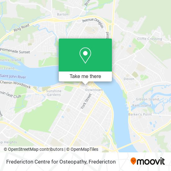 Fredericton Centre for Osteopathy plan