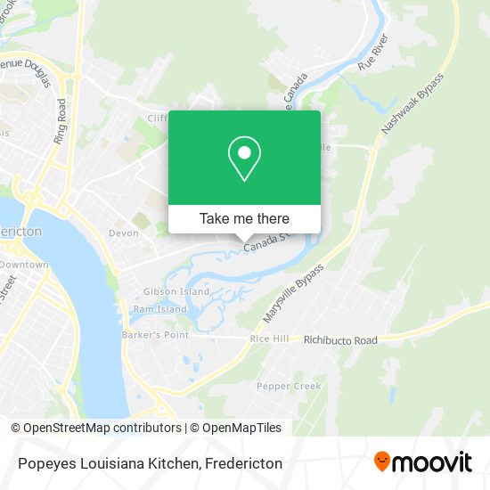 Popeyes Louisiana Kitchen map