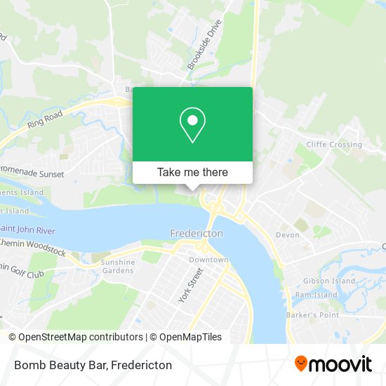 Bomb Beauty Bar map
