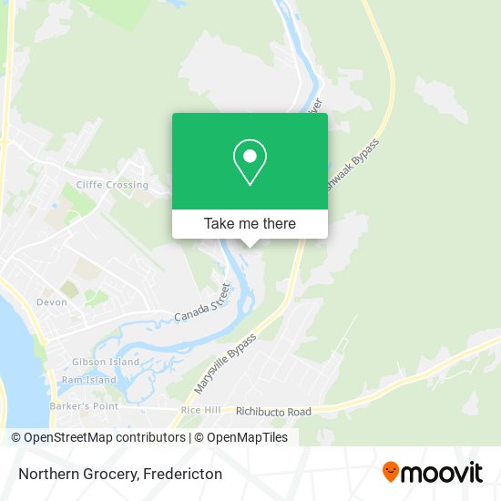 Northern Grocery map