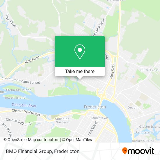 BMO Financial Group map