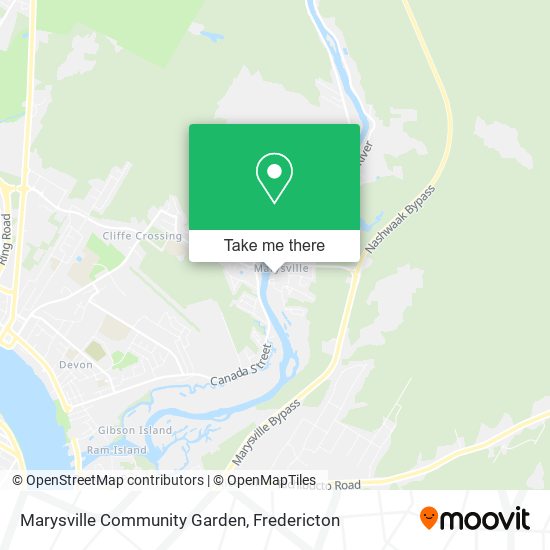 Marysville Community Garden map