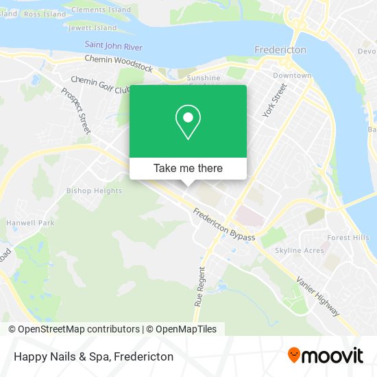 Happy Nails & Spa map