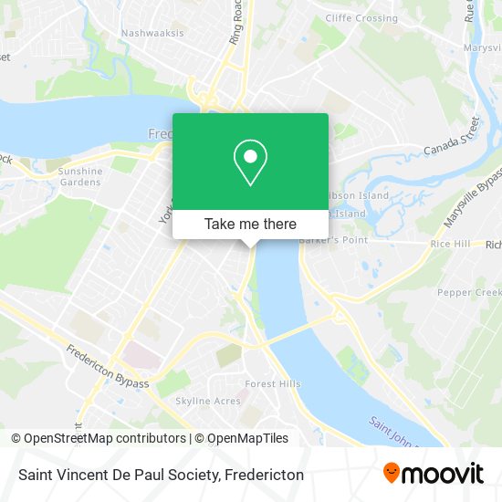 Saint Vincent De Paul Society map