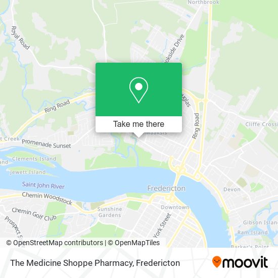The Medicine Shoppe Pharmacy map