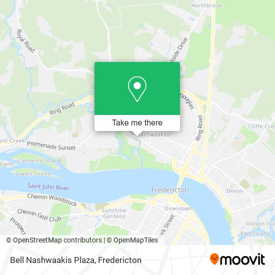 Bell Nashwaakis Plaza map