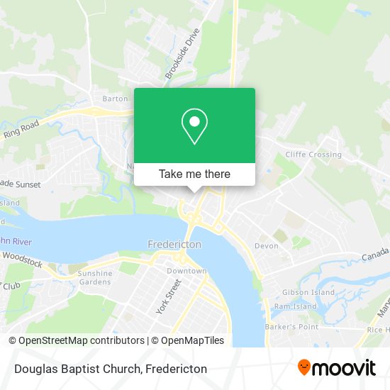 Douglas Baptist Church map