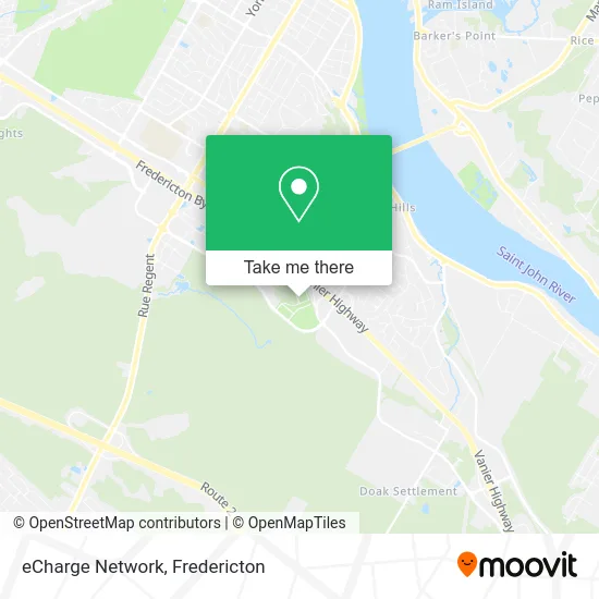 eCharge Network map