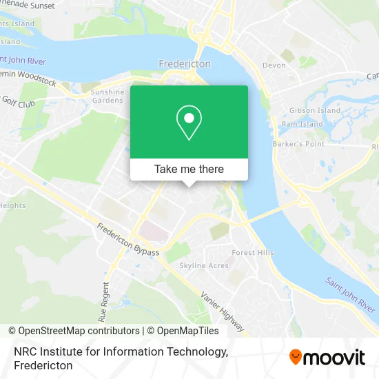 NRC Institute for Information Technology map