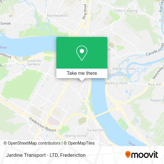 Jardine Transport - LTD map