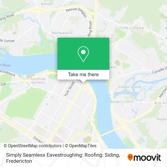 Simply Seamless Eavestroughing: Roofing: Siding map