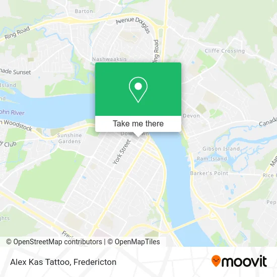 Alex Kas Tattoo map
