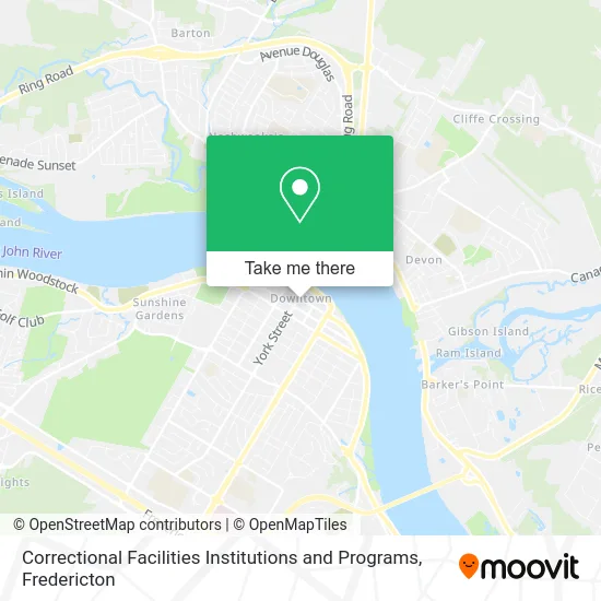 Correctional Facilities Institutions and Programs map