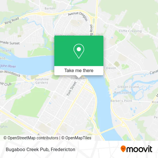 Bugaboo Creek Pub map