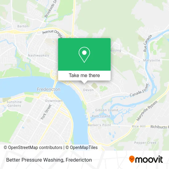 Better Pressure Washing map