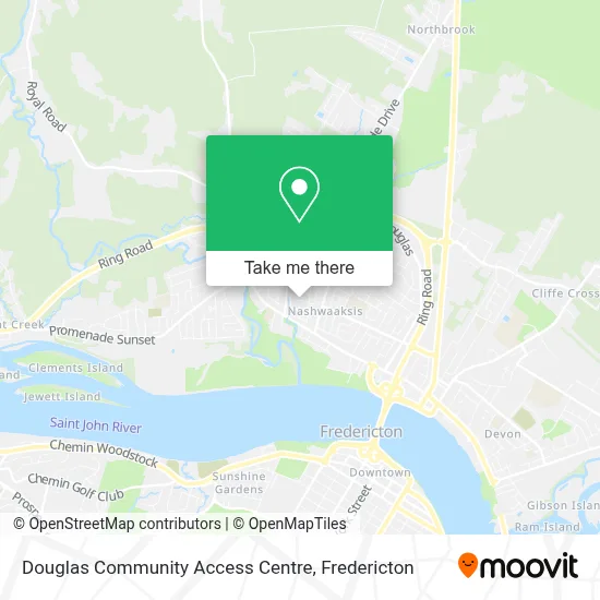 Douglas Community Access Centre map
