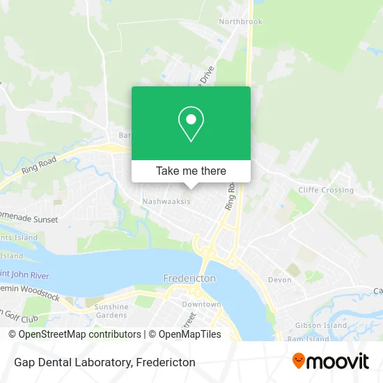 Gap Dental Laboratory map