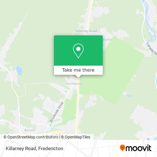 Killarney Road map