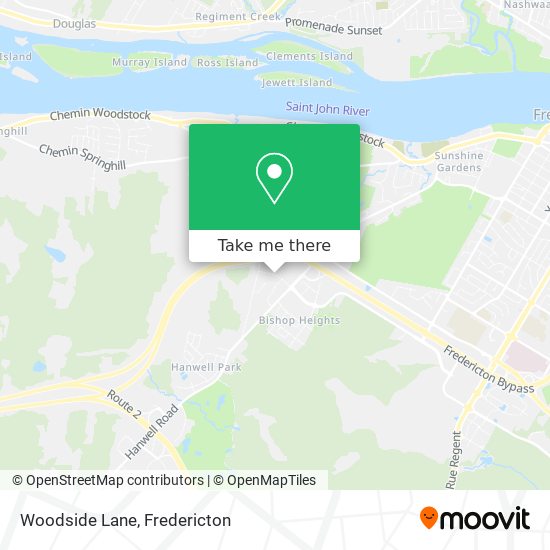 Woodside Lane map