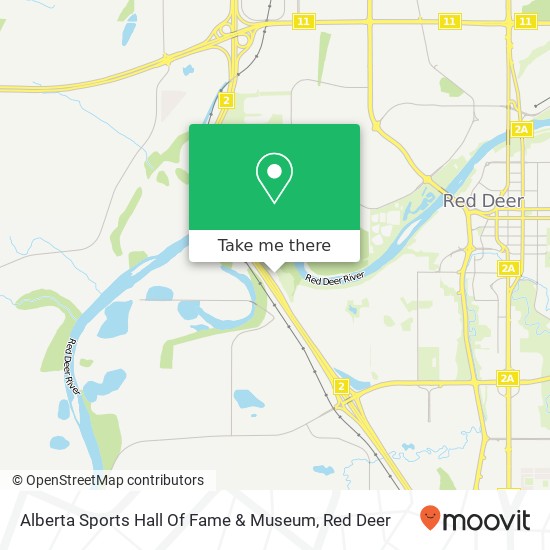 Alberta Sports Hall Of Fame & Museum map