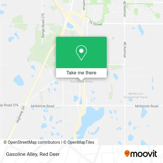 Gasoline Alley map