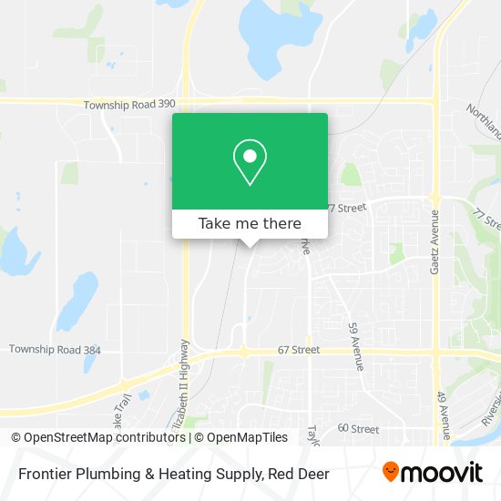 Frontier Plumbing & Heating Supply plan