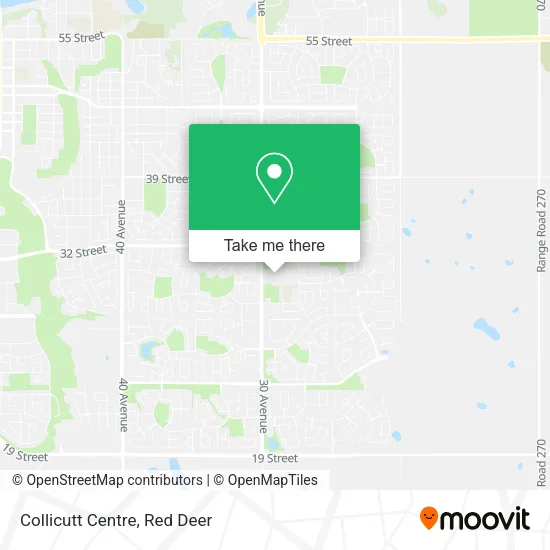 Collicutt Centre plan