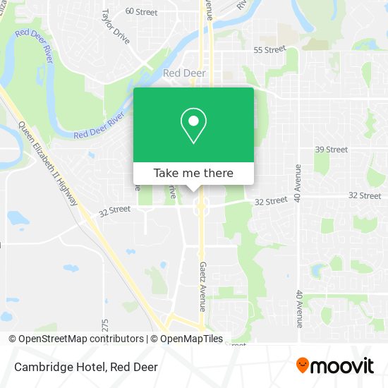 Cambridge Hotel map