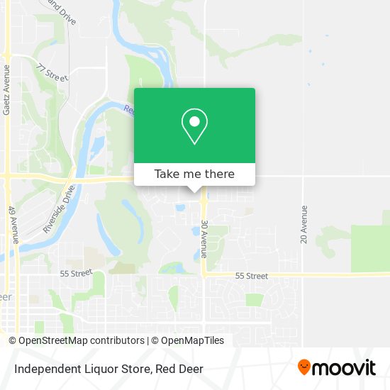 Independent Liquor Store map