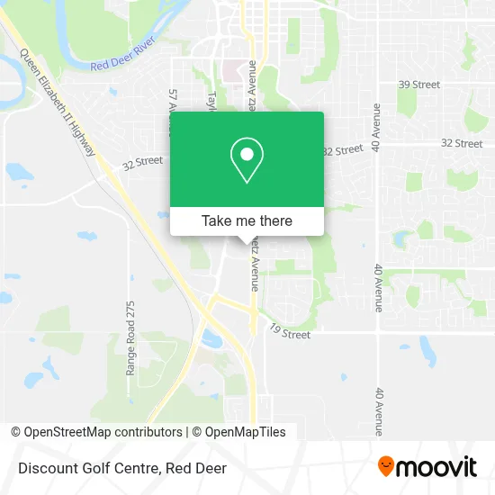 Discount Golf Centre map