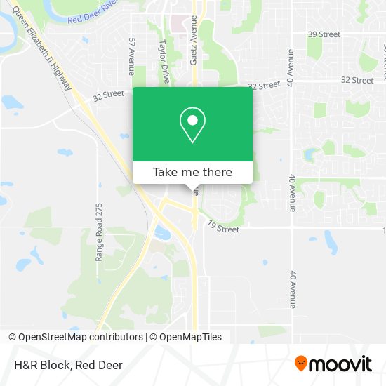 H&R Block map