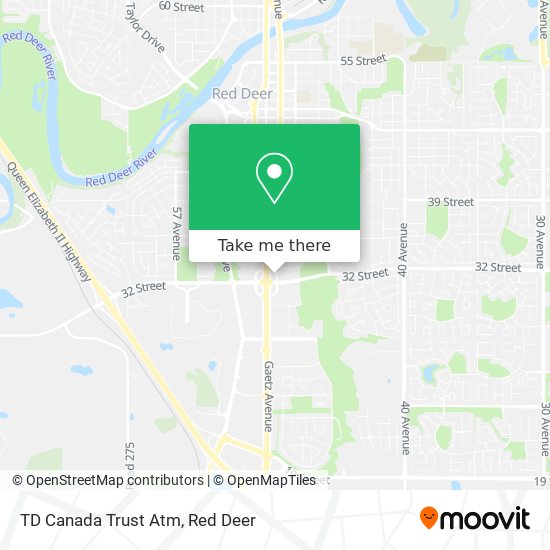 TD Canada Trust Atm map