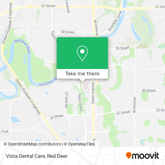 Vista Dental Care map