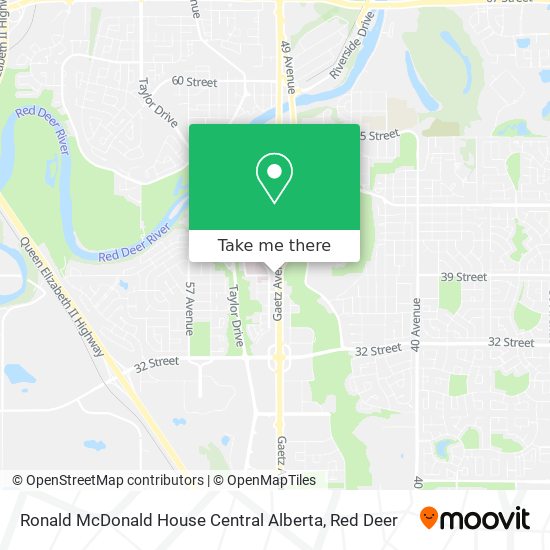 Ronald McDonald House Central Alberta plan